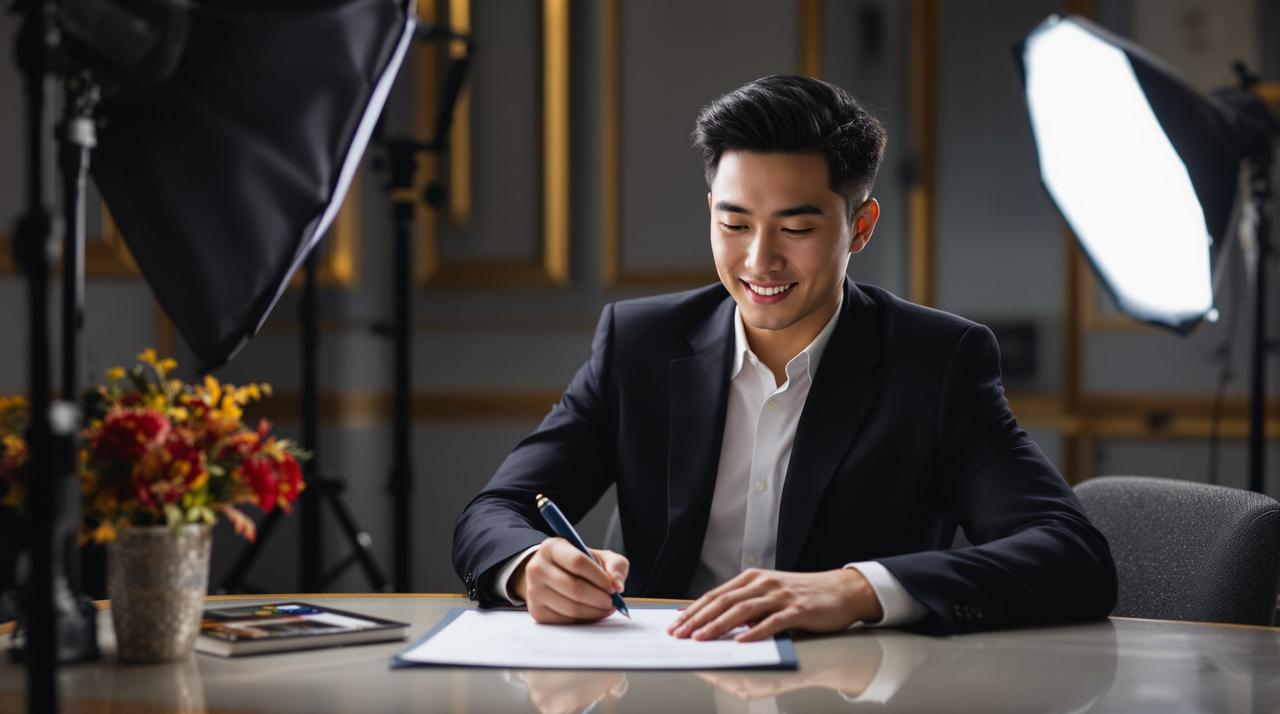 新生代演员苏晨正式签约免费视频，开启全新艺术征程